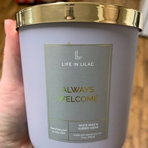 Life in Lilac Always Welcome Candle